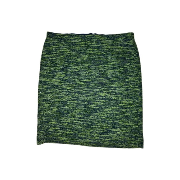 Grace Elements Chartreuse Green and Black Knee-Length Pencil Skirt - Picture 1 of 4